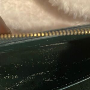 Dark Green Zippered Pouch